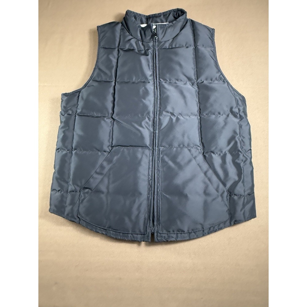 Gap Outerwear Puffer Vest Gray Full Zip Sleeveless Padded Layering